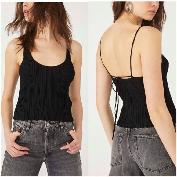 Free People Tops - Free People NWT Get To Know You Cami Black Small